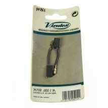 Virutex - Jeu de 2 Balais, Charbons - 3417032 - Toomanytools