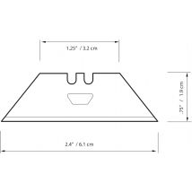 Toughbuilt - Lot de x30 lames pour cutter - TB-H4S30-80 - Toomanytools