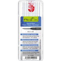 Pica L'original - Pica DRY 10 Mines de rechange Blanc polyvalente & résistantes à l'eau - 4043 - Toomanytools