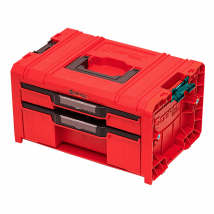 Qbrick System - Qbrick Coffret à outils 2 tiroirs expert System PRO RED 2.0 Ultra HD - SKRQPROD2E2CCZEPG001 - Toomanytools
