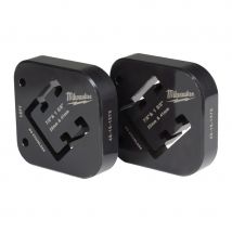 Milwaukee - Jeu de 2 matrices en C 22x41mm pour cisaille à profile 18V M18 STSO - 49161578 - Toomanytools