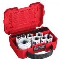 Milwaukee - Coffret de Scies cloches bi-métal pour plombier 14 pièces "Hole Dozer" - 49224152 - Toomanytools