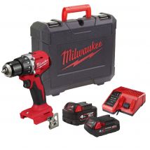 Milwaukee - M18 BLPDRC-422C Perceuse à Percussion Batterie 18V Brushless 1x4Ah & 1x2Ah - 4933492825 - Toomanytools