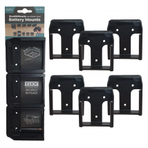 Stealth Mounts - StealthMounts Supports de batteries Makita 40V XGT 6-pack Noir - BM-MK40-BLK-6 - Toomanytools
