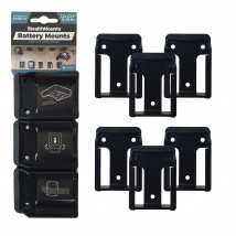 Stealth Mounts - StealthMounts Supports de batteries Makita 12V CXT 6-pack Noir - BM-MK12-BLK - Toomanytools