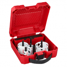 Milwaukee - Coffret jeu x6 Scies cloche bi-métal "Hole Dozer" et accessoires - 49224201 - Toomanytools