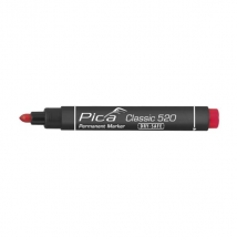 Pica L'original - PICA CLASSIC 520 Marqueurs permanent à pointe ogive ROUGE - 520/40 - Toomanytools