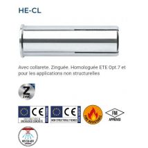 Index Accessoires De Fixation - Index HE-CL Cheville à expansion avec collerette zinguée - HECLOM10 - Toomanytools