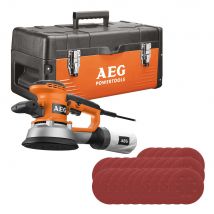 Aeg - EX 150 ED KSET Ponceuse excentrique ø150mm 440W - 4935433867 - Toomanytools