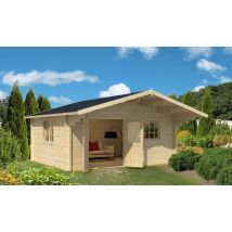 Abri de jardin Zanzibar 3 70mm - 26,4m² intérieur