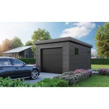 Garage métal Eleganto 3654 porte sectionnelle motorisée - Surface intérieure m² - Métal - - - - - Touschalets - Métal - Surface intérieure m² -