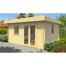 Abri de jardin LACANAU madriers 70mm - 15,3m² intérieur