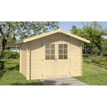 Abri de jardin NORMANDIE 1 34mm - 6,84m² intérieur