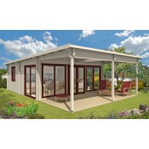 Abri de jardin Hastings 70mm - 31.20m² intérieur + 16.76m²