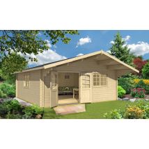 Abri de jardin Zanzibar 4 70mm - 31,5m² intérieur