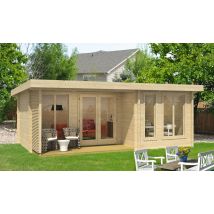 Abri de jardin ORKNEY 6 70mm - 18,1m² intérieur