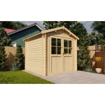 Cabanon de jardin toit 2 pentes Marmande 5 Ep 28mm