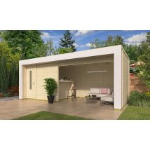 Pool house Istres avec bar - 19,5m² - Arche blanche