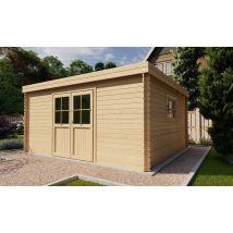 Abri de jardin brut JONZAC 18 Ep 28mm