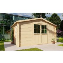 Abri de jardin brut Marmande 12 Ep 28mm