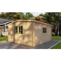 Abri de jardin brut Marmande 15 Ep 28mm