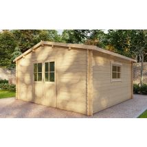 Abri de jardin brut Marmande 18 Ep 28mm