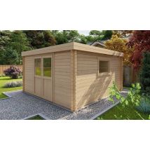 Abri de jardin brut JONZAC 15 Ep 28mm