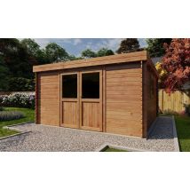 Abri de jardin traité autoclave JONZAC 15 Ep 28mm
