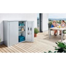 Armoire de rangement métal Roméo M 132x57x140cm extérieur