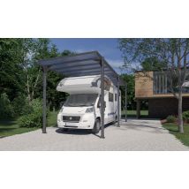 Carport camping car - Toit monopente - Hegoa 25 Aluminium - Surface intérieure m² - Aluminium - - - - - Touschalets - Aluminium - Surface