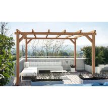 Pergola bois lamellé-collé Sitges