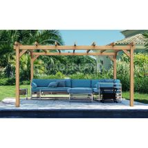 Pergola bois lamellé-collé Valencia