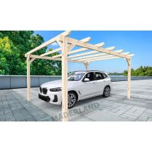 Carport autoportant bois lamellé-collé Badajoz - Surface intérieure m² - - - - - - Touschalets - - Surface intérieure m² - - - -