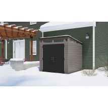 Abri de jardin polyéthylène 25mm 4.88m2 Modern + plancher SUNCAST
