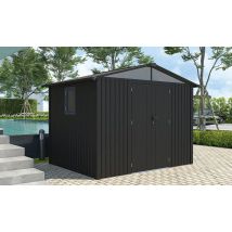 Abri métal Amy C - 304x232x228cm - 5.80m2