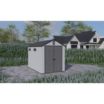 Abri de jardin polypropylène Gabro - 5.35m2 - Solidéa