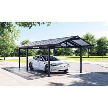 Carport aluminium autoportant Sunki pour 12 panneaux solaires 340x712x277 - 24.21m2 - Surface intérieure m² - Aluminium - - - - - Touschalets -
