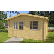 Abri de jardin Anglet madriers 70mm - 12,7m² intérieur