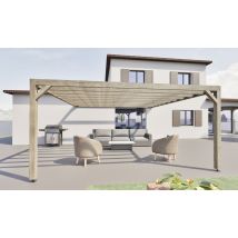 Pergola bois autoclave classe 4 en kit