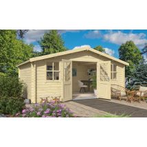 Abri de jardin CAHORS LM 44 mm - 17,38m² intérieur