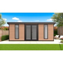 Abri de jardin composite Argenteuil, toit monopente, 5.42x2.90m, 15.72m2