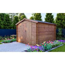 Abri de jardin 1er prix bois autoclave Douai Ep 28mm - 7.99m2