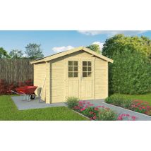 Abri de jardin VIOLETTE 7 34 mm - 6.27m2 intérieur