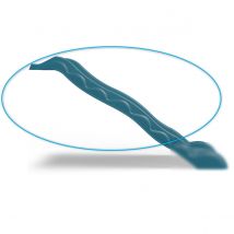 Partie Haute De Glissière Toboggan 2,63 M Bleu - Module De Remplacement - Fabrication Française - Garantie 2 Ans - Aleo By Trigano