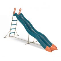 Toboggan Pyrou Bleu 3,32 M, 3-12 Ans - Fabrication Française - Garantie 10 Ans - Aleo By Trigano