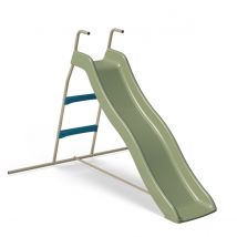 Toboggan Zazou Vert Pâle 1,73 M, 3-8 Ans - Fabrication Française - Garantie 10 Ans - Aleo By Trigano