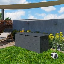 Coffre de jardin résine anthracite 780 l - Trigano