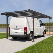 Carport grande longueur - toit monopente - alizé 16 - Trigano