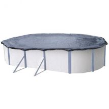 Bâche d'hivernage pour piscine ovale de 7,60 x 4,55 m à 8,05 x 5 m - Trigano