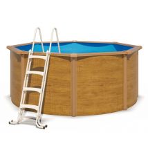 Piscine Hors Sol Acier Ronde - Groupe De Filtration 4m³/h - Profondeur 106 Cm - Garantie 2 Ans - Trigano